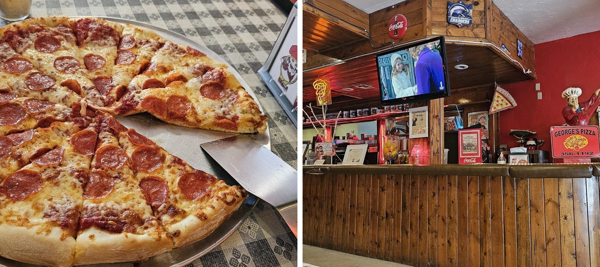 George's Pizza Menu